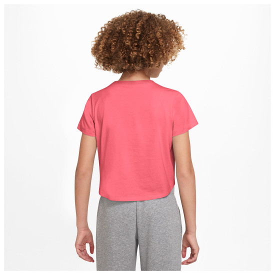 Nike Παιδική κοντομάνικη μπλούζα Sportswear Crop Futura Tee